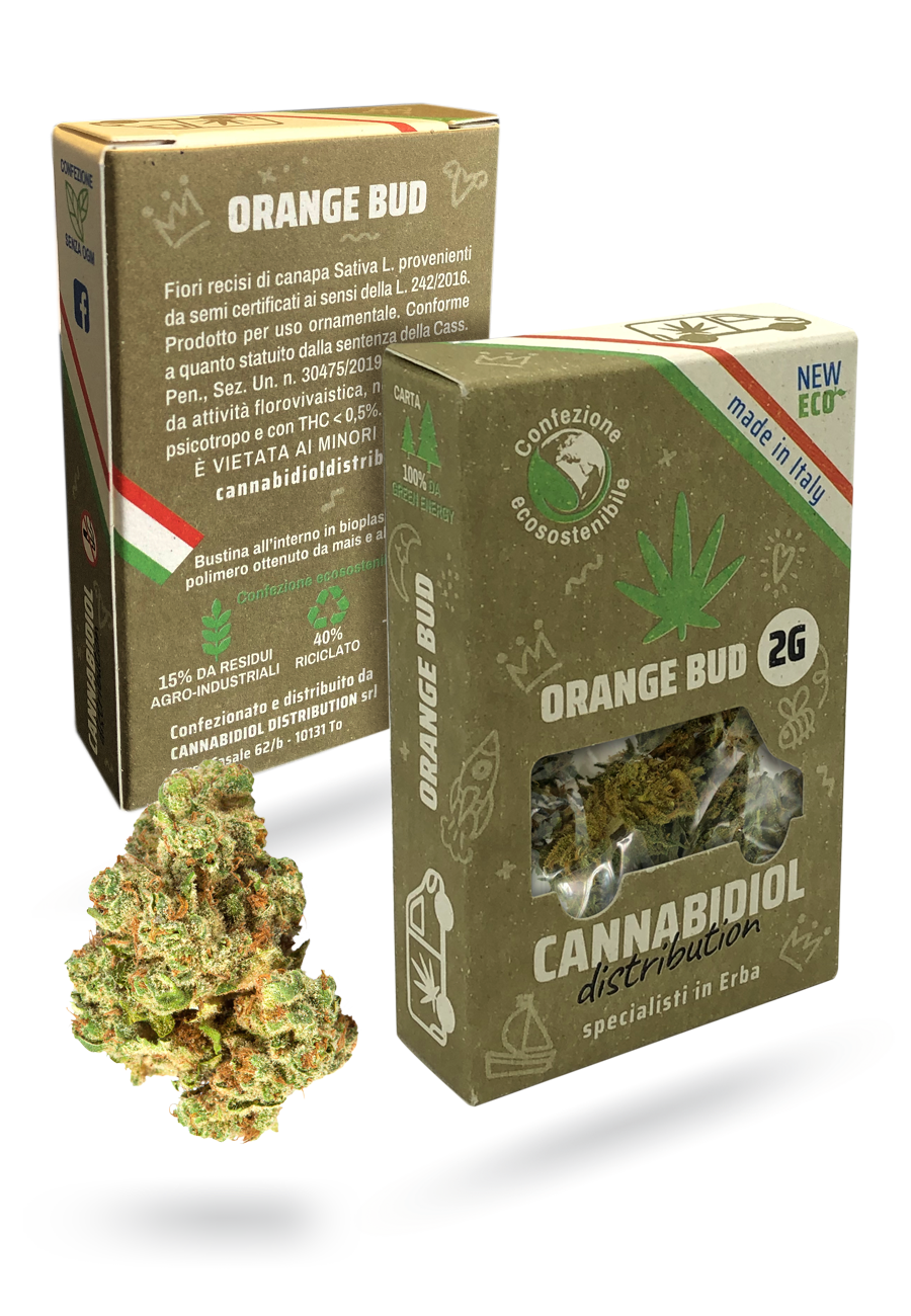 cannabis orange bud pacchetto